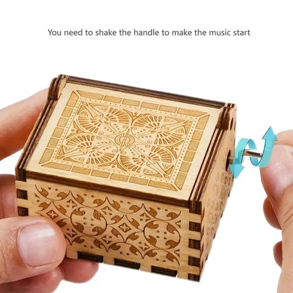 Handmade Wooden Music Box You Are My Sunshine